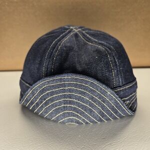 Baird Jeans Denim Hat S-M Welding Cap Wool Lined Denim Strapback Adjustable